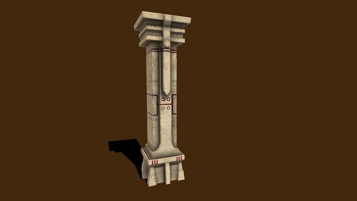 Pillar From Darksiders 3D Model