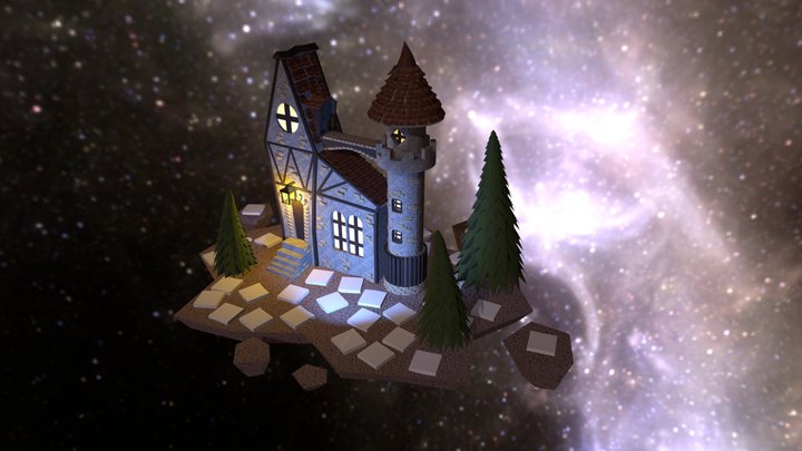 milki way castle 3D Model