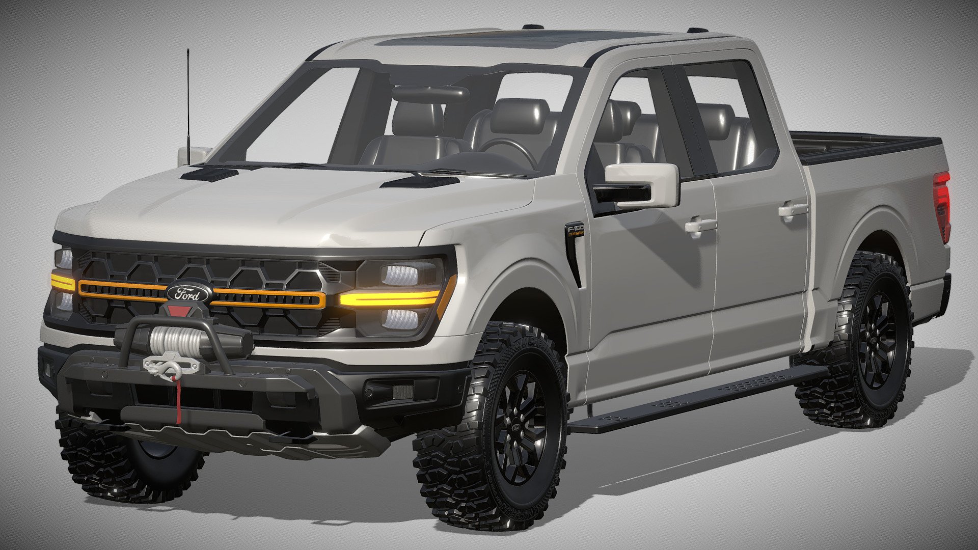 Ford F150 Tremor 2024 Buy Royalty Free 3D model by zifir3d [0617532