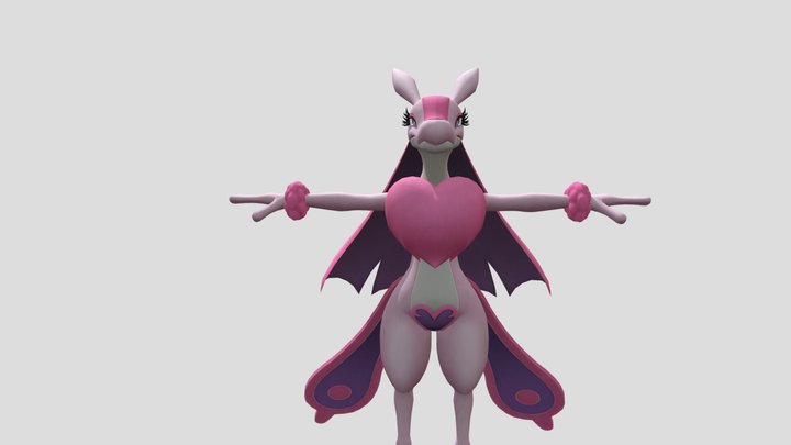 #069 Lovander palworld 3D Model