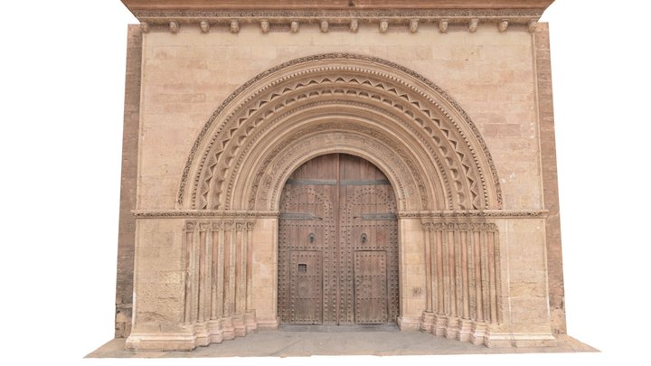 The Almoina Gate - Valencia Cathedral 3D Model