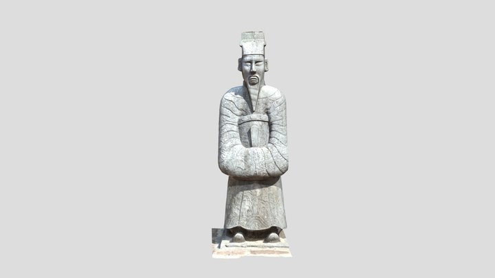 3D Tượng Quan Lăng Tự Đức 3D Model