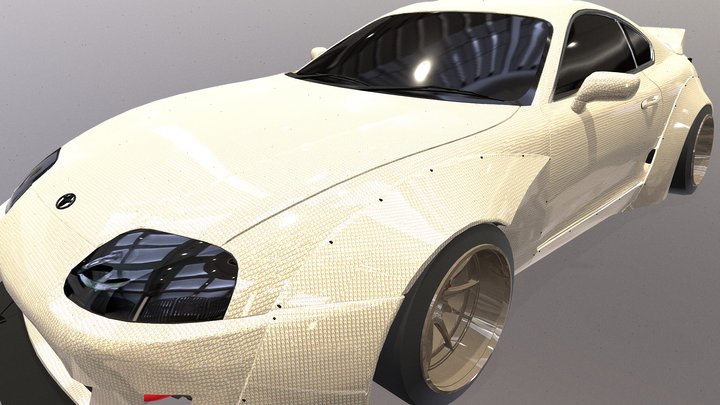 Toyota Supra 3D Model