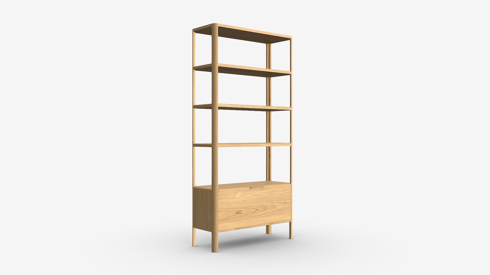 Shelving Unit Ercol Mia Buy Royalty Free 3D model by HQ3DMOD (AivisAstics) [061c405