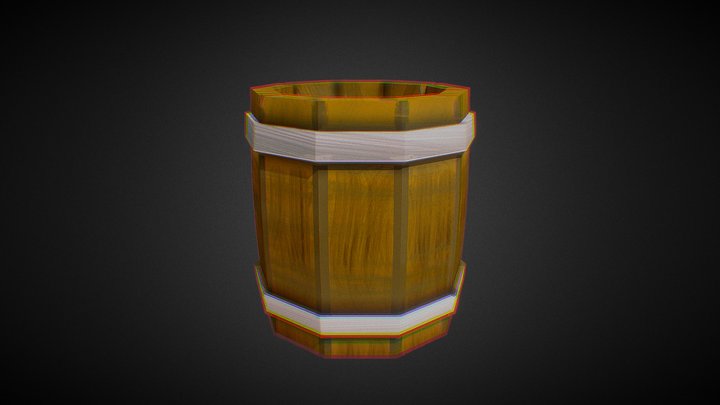 Barrel 1_1 3D Model