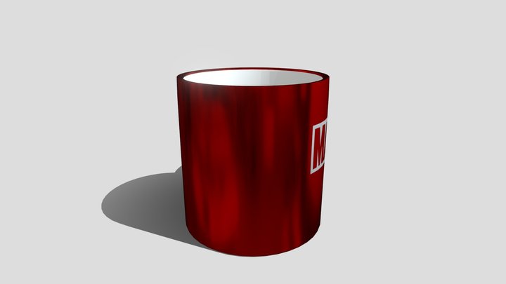 Marvel mug 3D Model