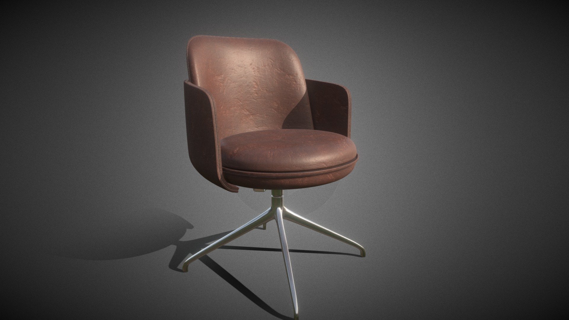 Old leather chair