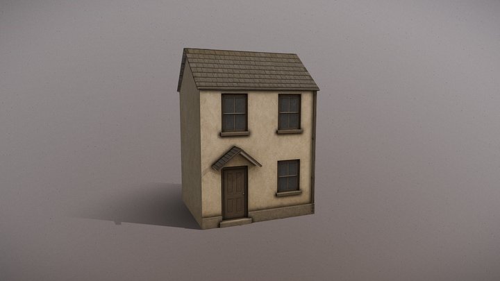 Lowpoly House – Free 3D Model STL