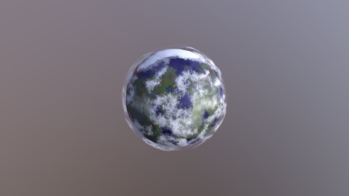 Sos Terre en detresse - Props - Planet 3D Model