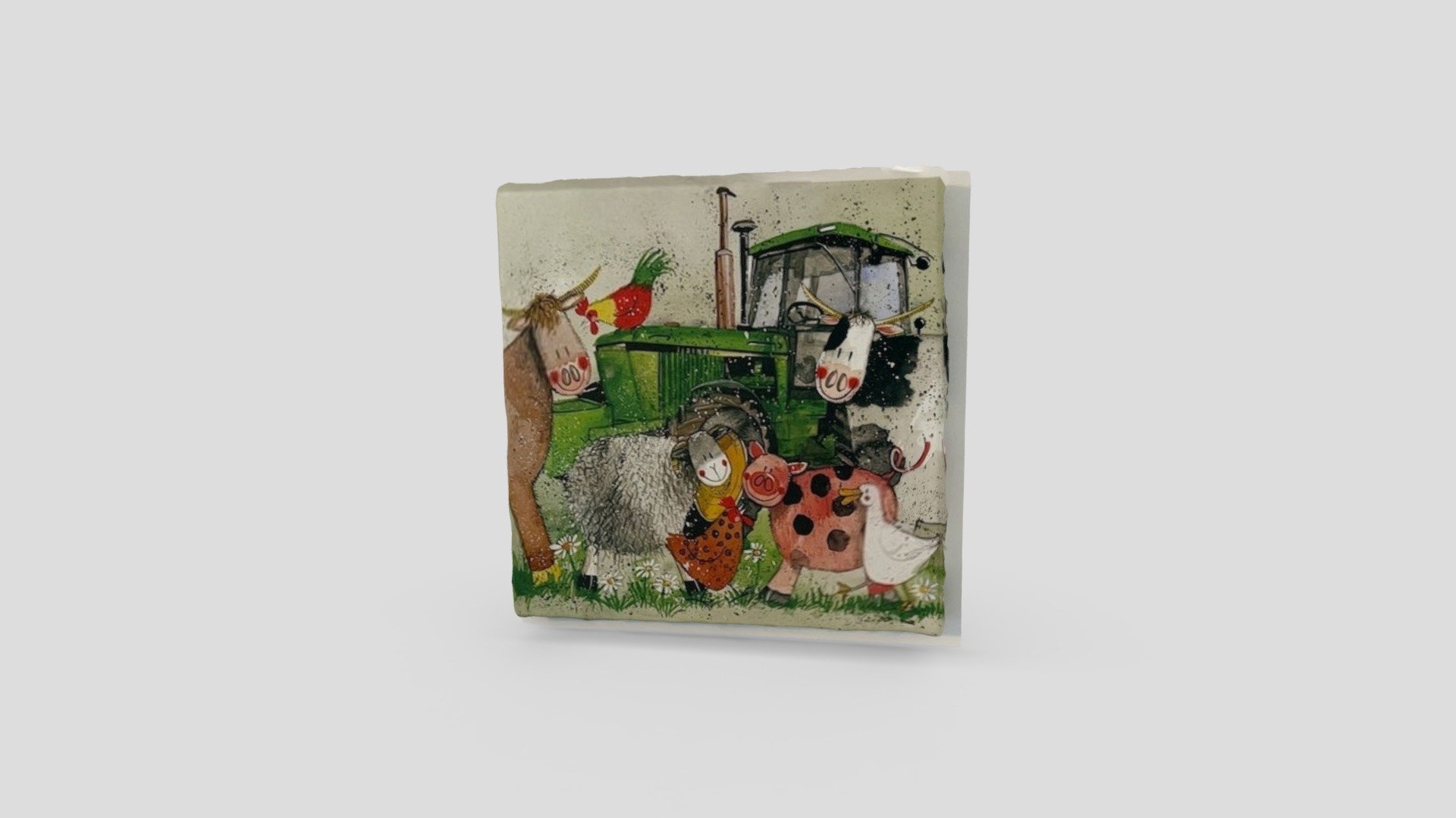 3D Farm Animal Canvas: Photogrammetry Art - Buy Royalty Free 3D model ...