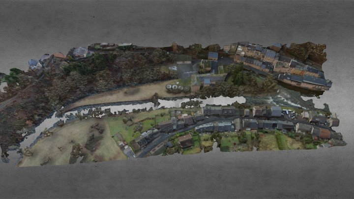 Kyllburg Simplified 3d Mesh 3D Model