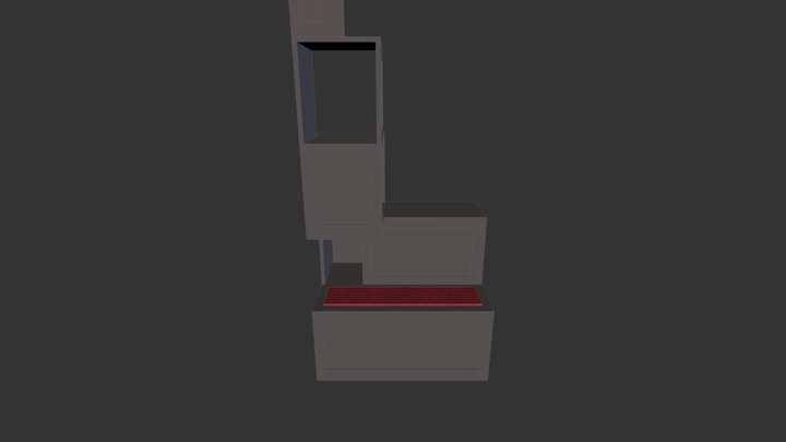 Modern Cat Tree 3D Model