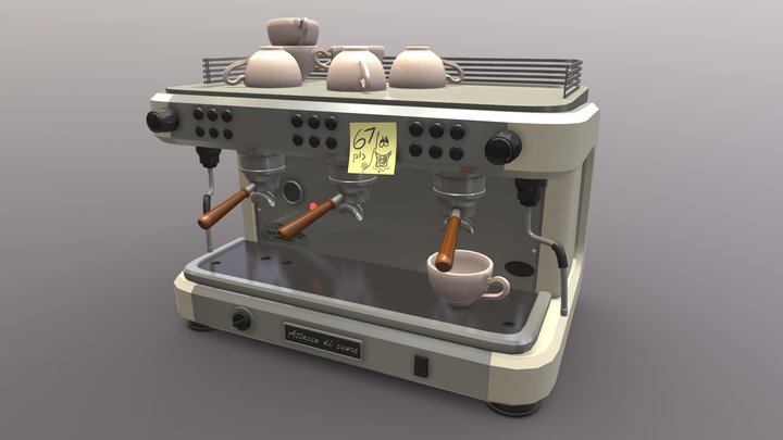 Coffee Machine 3D Model