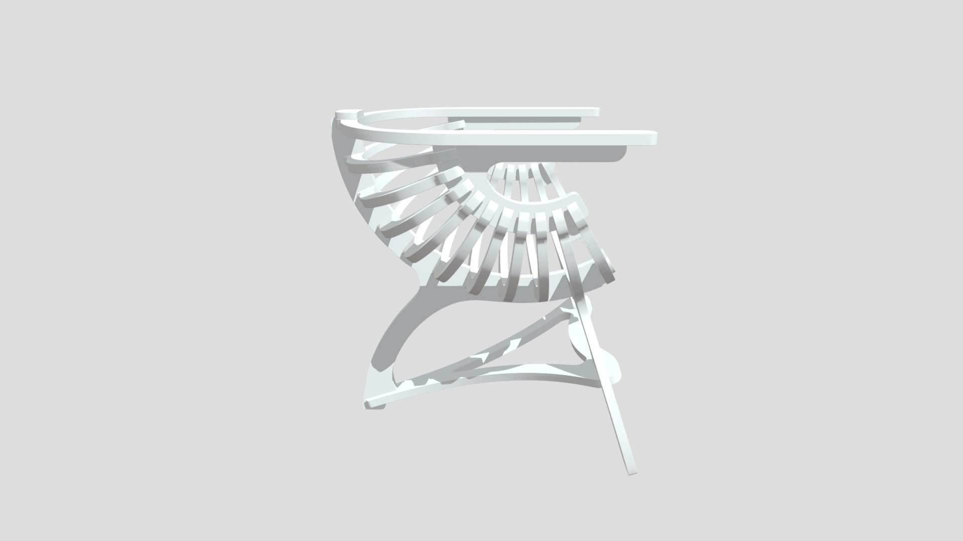 Garden armchair