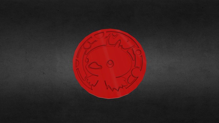 Pokémon TCG - Torchic Coin – Modello 3D gratuito STL