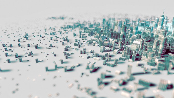 LowCity - Neon 3D Model