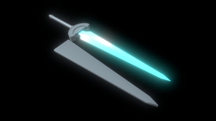 Moonlight Sword 3D Model