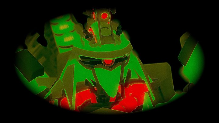 TARGET ACQUIRED: SAZABI MSN-04 GUNDAM 3D Model