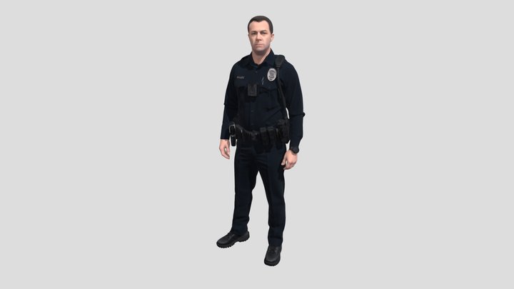Police Officer Portrait – Modelo 3D gratuito STL