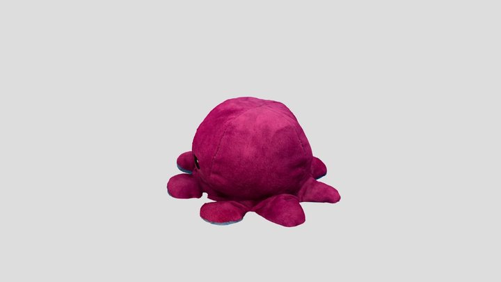 Purple octopus 3D Model
