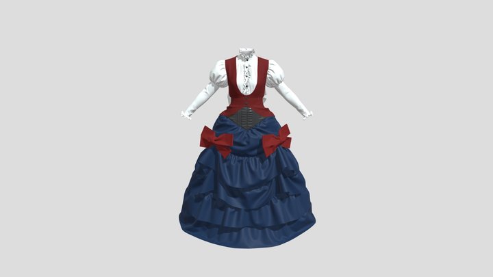 victorian_dress 3D Model