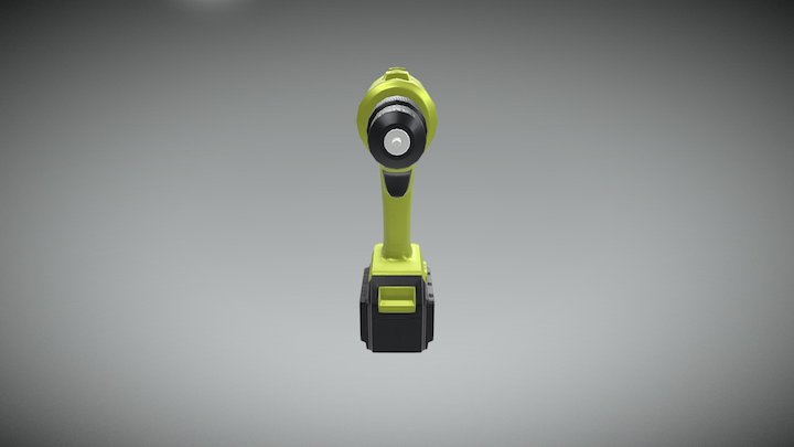 Drill LOD A 3D Model