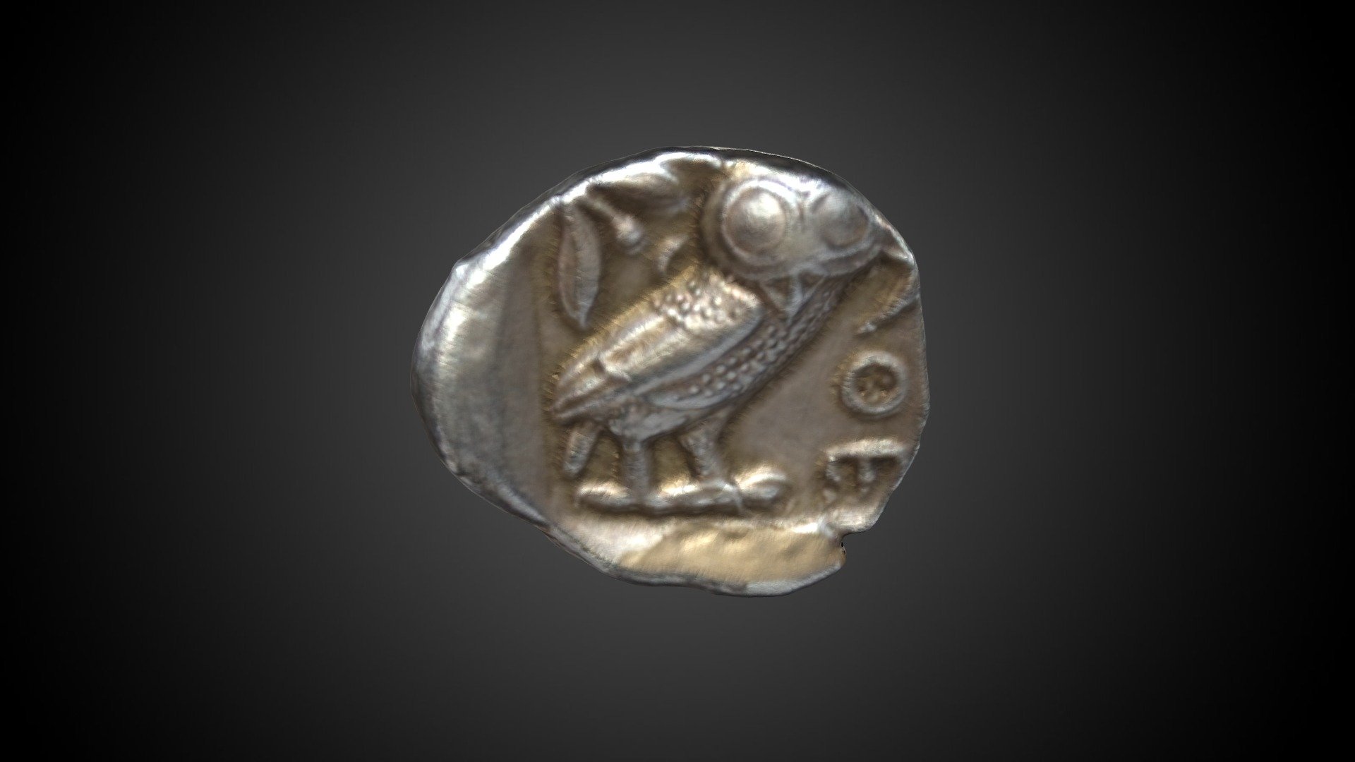 Coin - Tetradrachme — Sketchfab embed 3D viewer