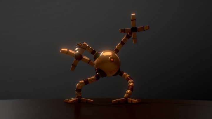 Sphere Robot 3D Model
