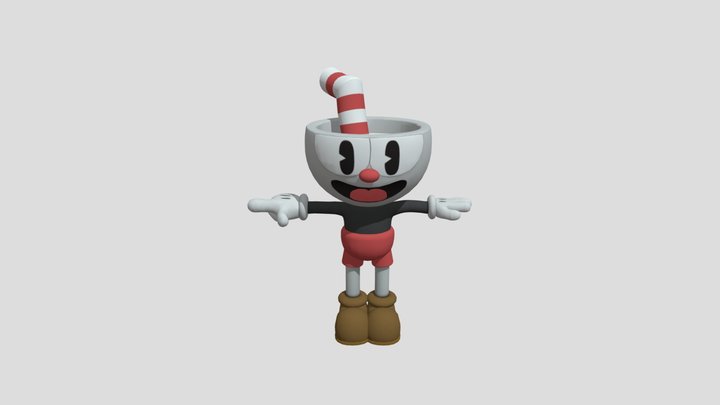 Cuphead 3D Model