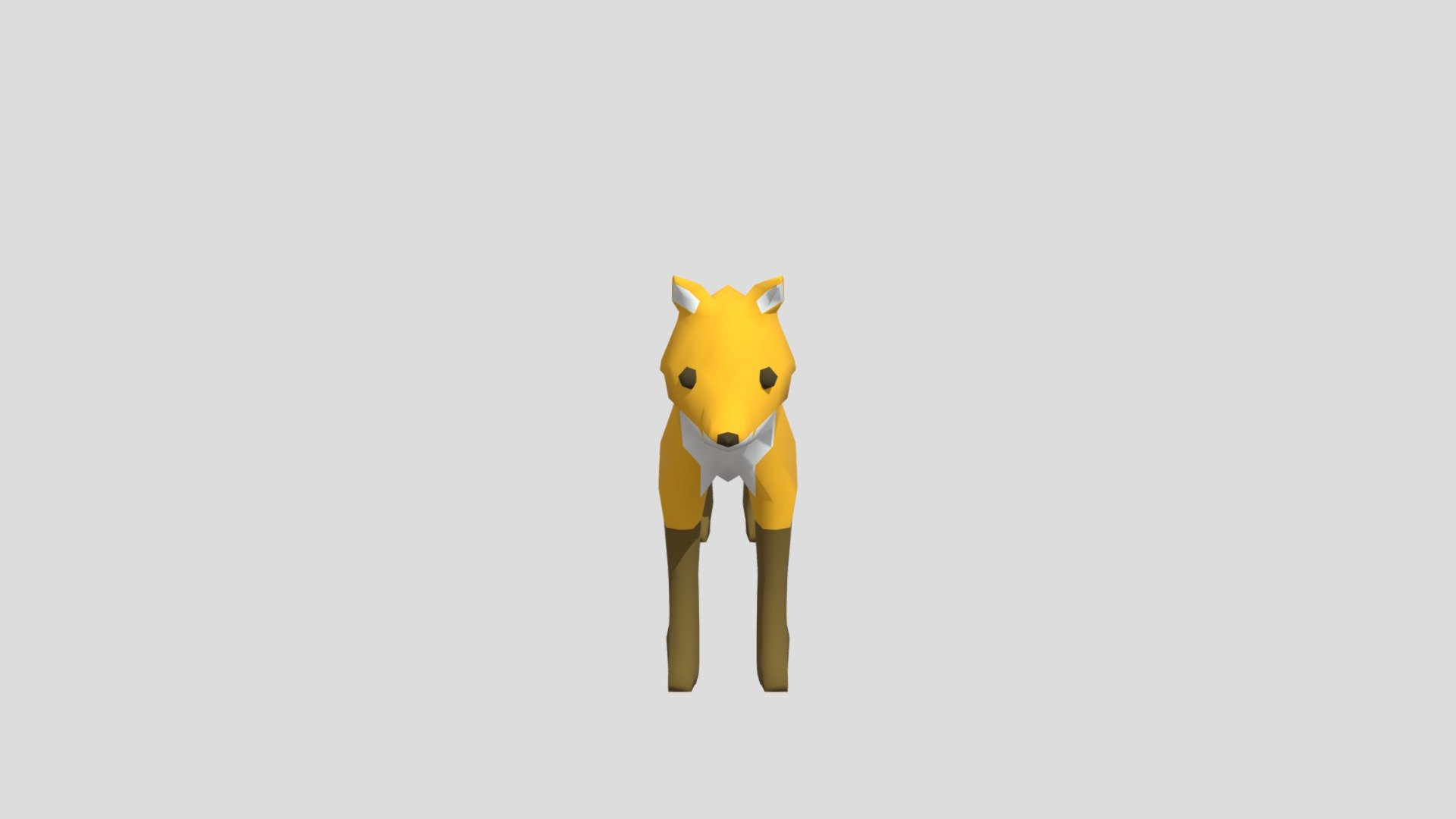 Fox from Poly by Google