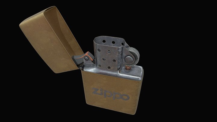 Zippo lighter 3D Model