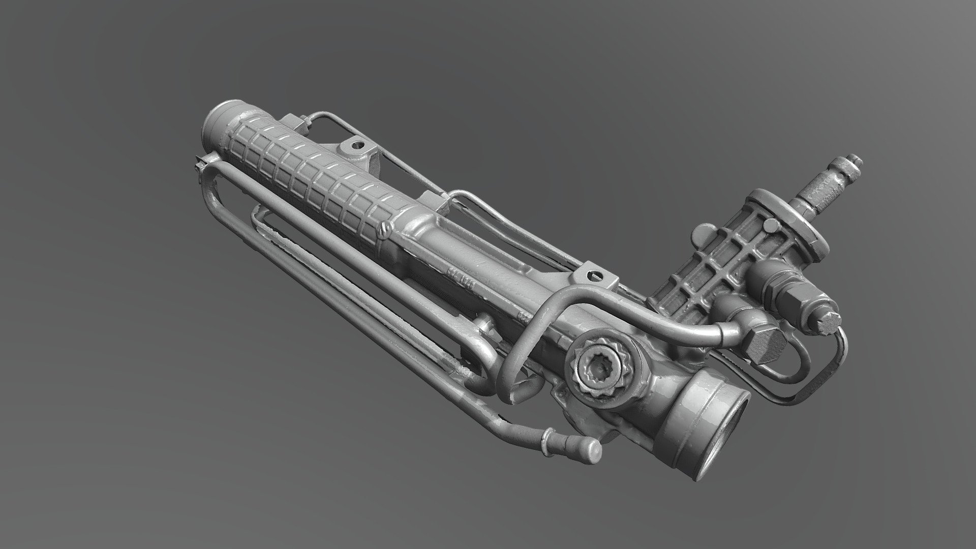 E36 Steering Rack Buy Royalty Free 3D model by modception [062843c