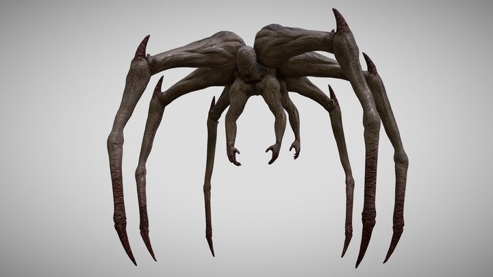 spider crawler 3D Model
