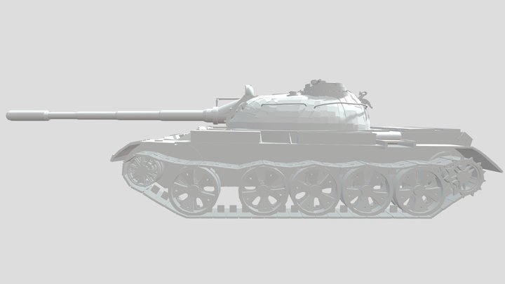 T-55 mod. 1958 [DENIED] 3D Model