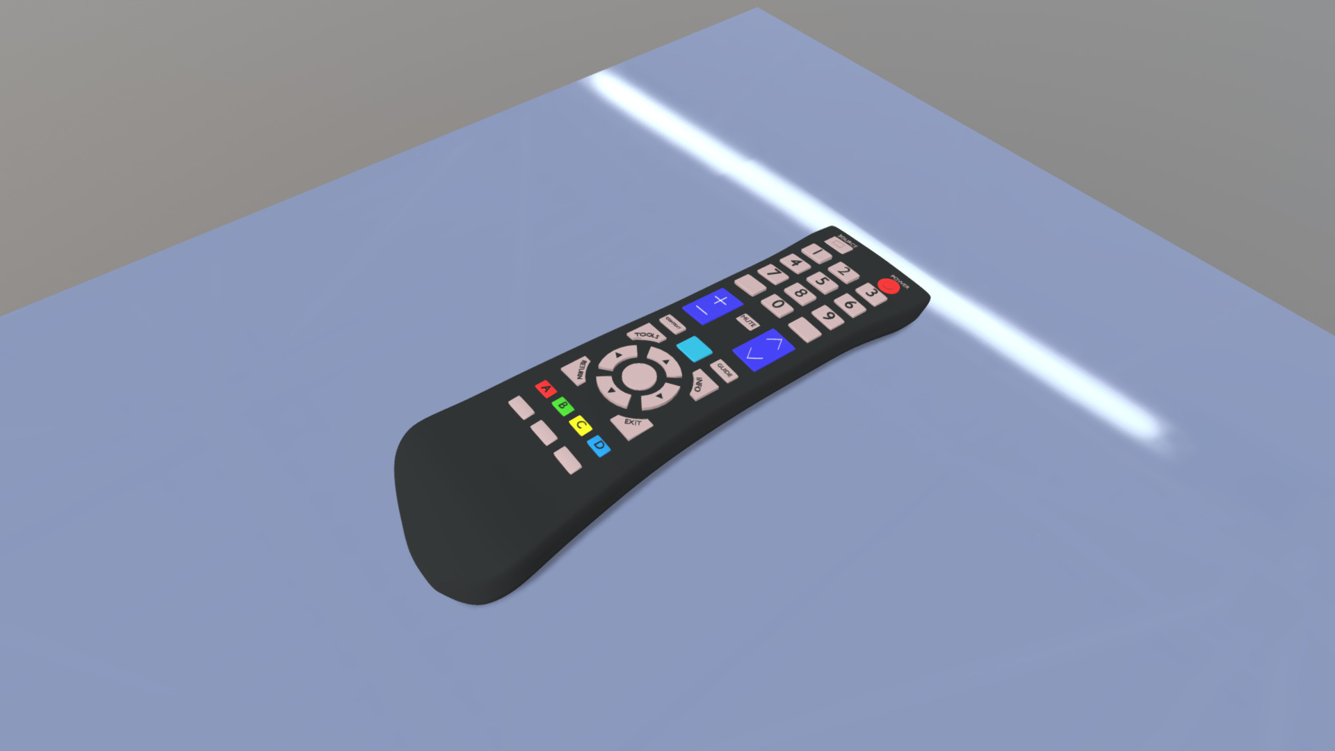 3D model Remote - This is a 3D model of the Remote. The 3D model is about graphical user interface.