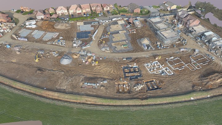 Hertfordshire Construction site - July 2017 3D Model