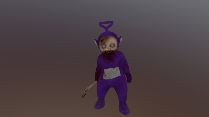 Tinky winky Slendytubbies 0 (no accessories) 3D Model