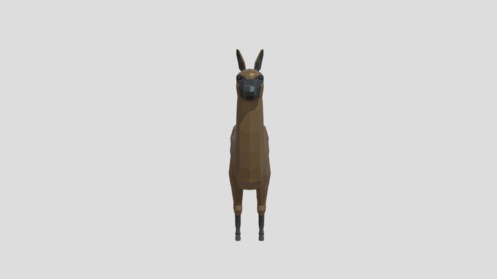 Alpaca 3D Model