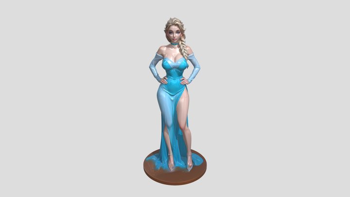 ELSA FROZEN 3D Model