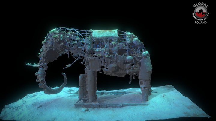 Elephant Wreck - Dahab, Egypt 3D Model