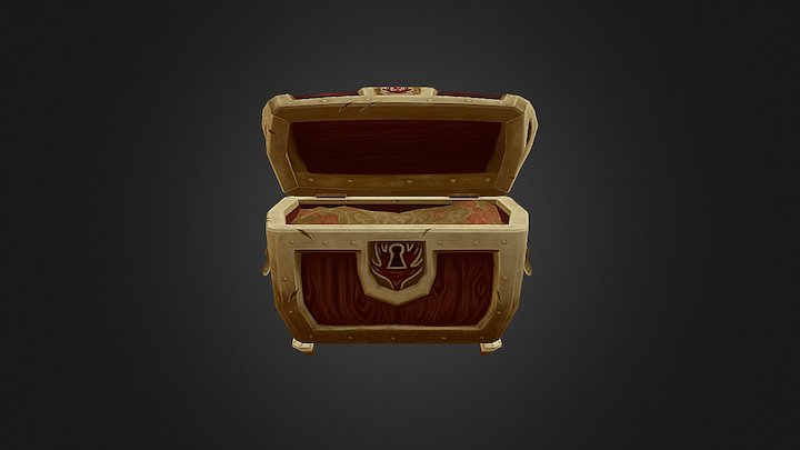 Treasure Chest 3D Model