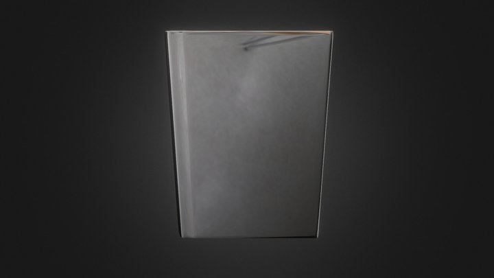 Closed Book 3D Model