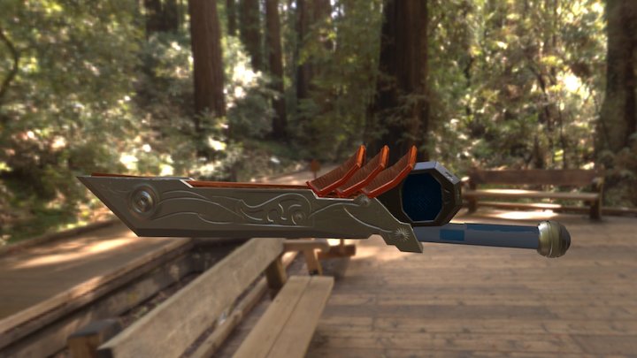 launcher sword 3D Model