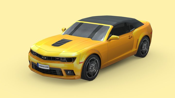 Chevrolet Camaro Convertible 2014 3D Model