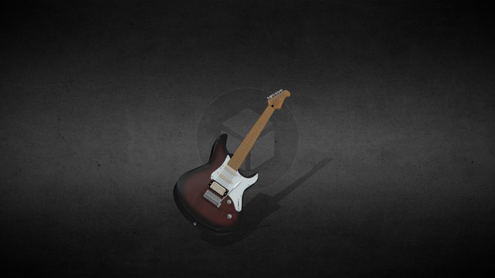Electric guitar 3D Model