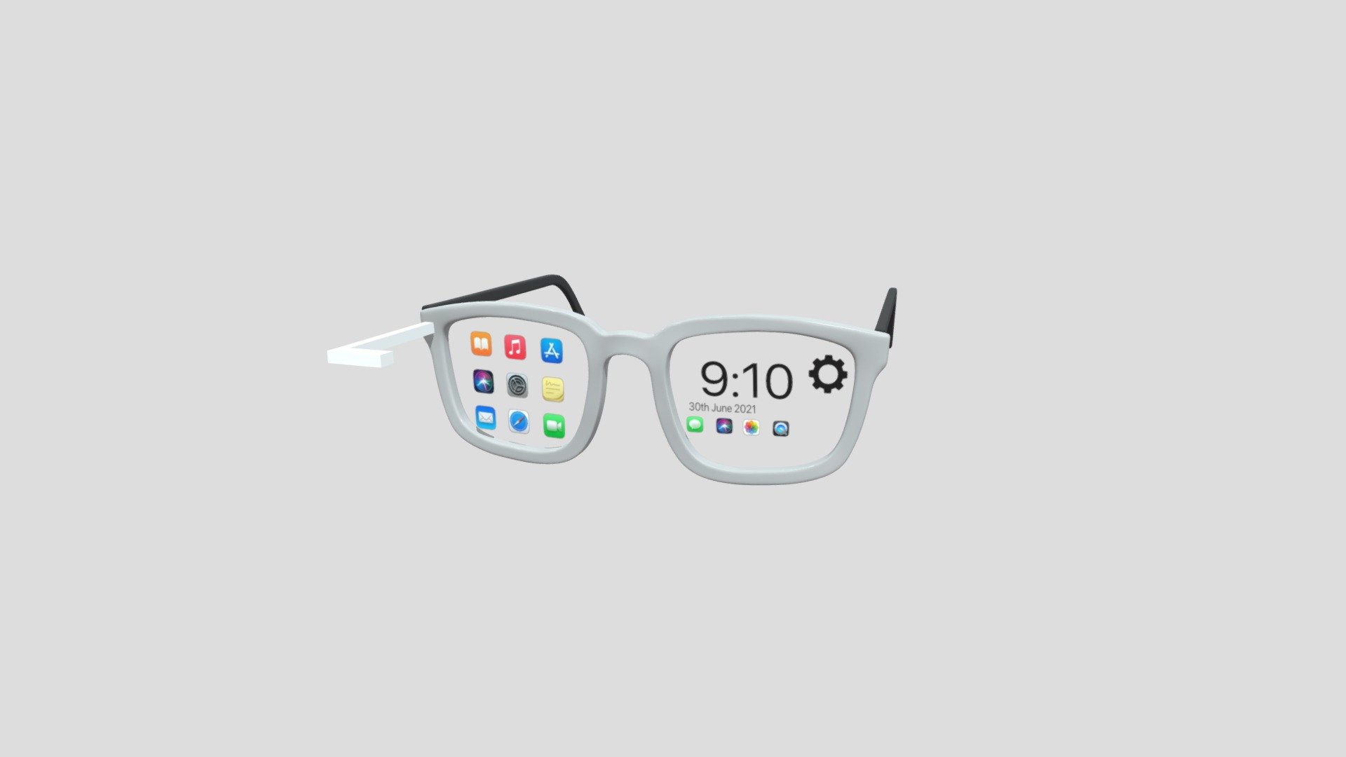 Apple AR Glasses Concept Art Download Free 3D model by PitstopRenders