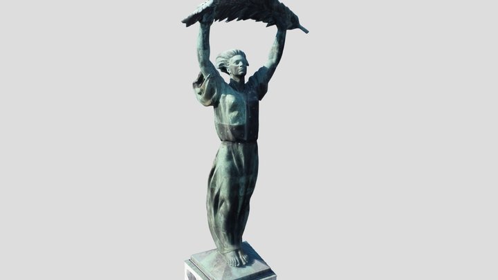 Szabadság szobor Budapest 3D Model