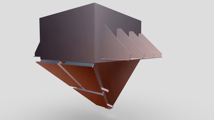 湿渣漏斗 3D Model