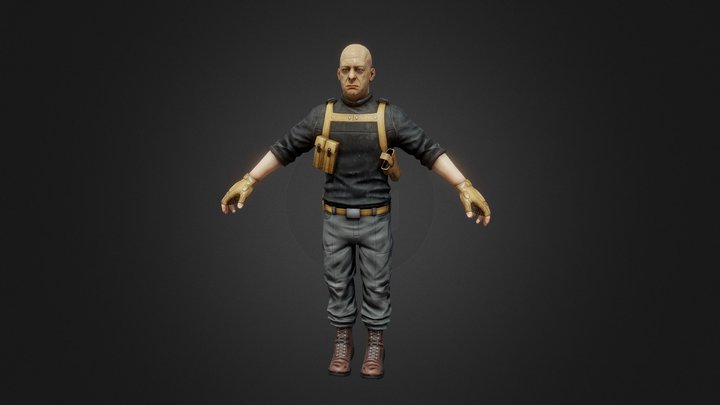 3rd person model – Gratis 3D-model STL