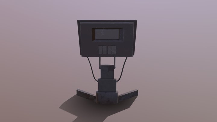 Monitor 3D Model
